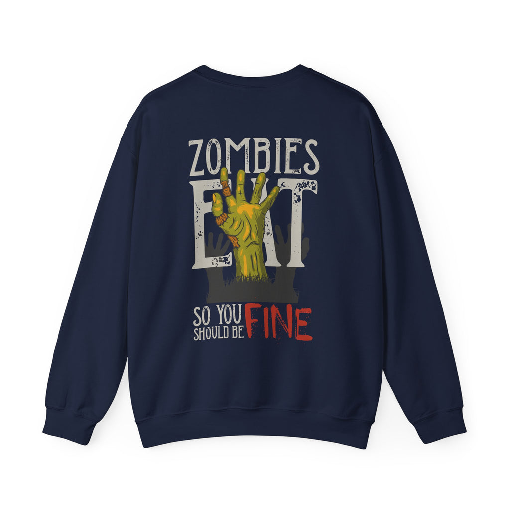Zombies Eat Crewneck Sweatshirt