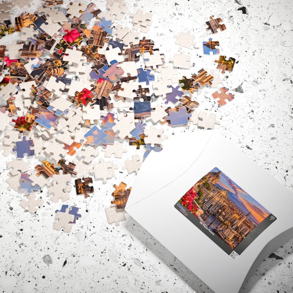 Catania Sicily Jigsaw Puzzle – Italy Travel Gift | Bamerix — (110, 252, 520, 1014-piece)