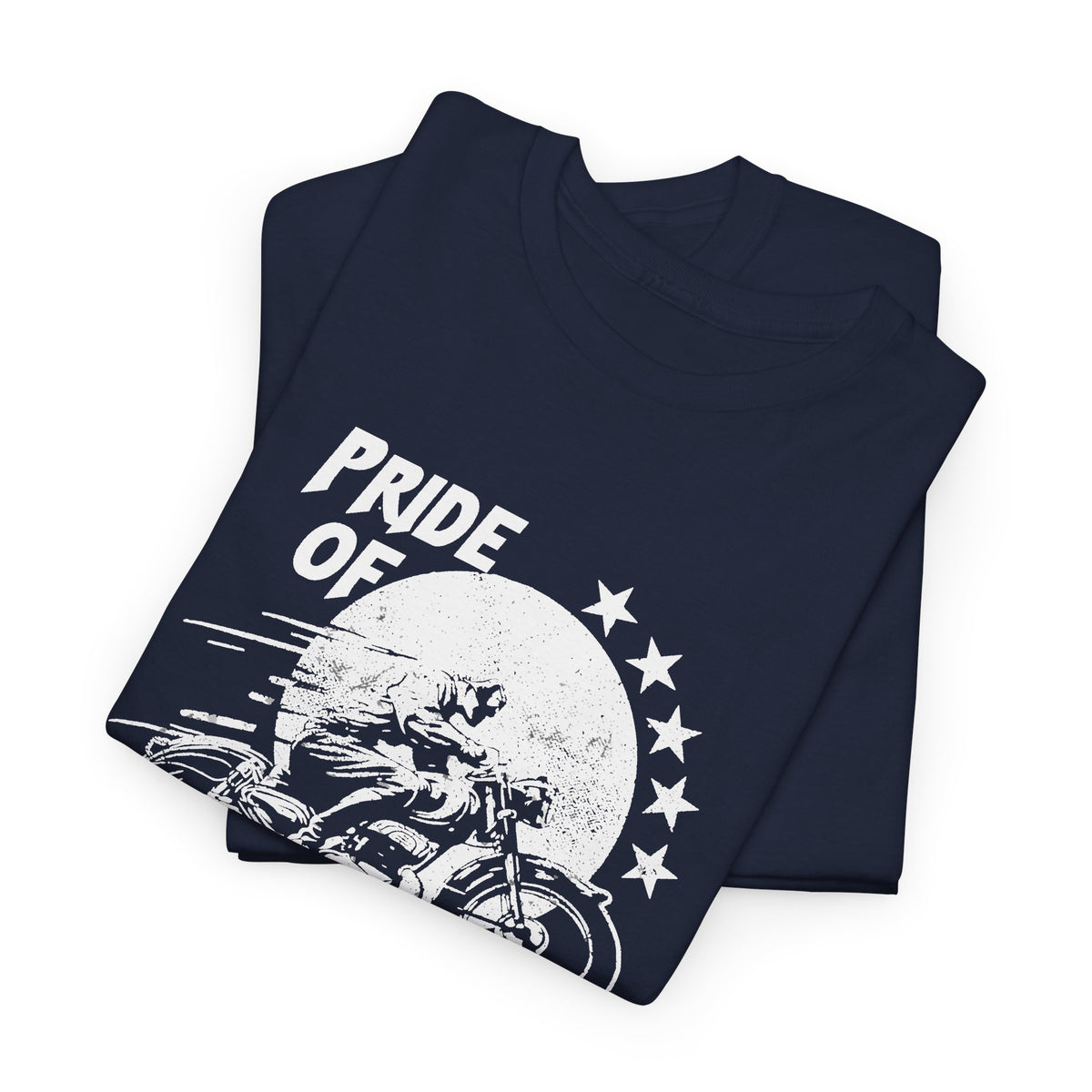 American Biker T-Shirt – Pride of the American Road Vintage Motorcycle Tee