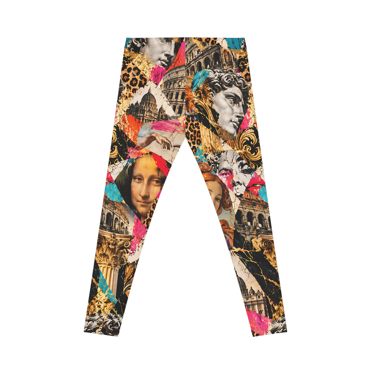 Italian Renaissance Art Leggings – Rome & Classical Collage