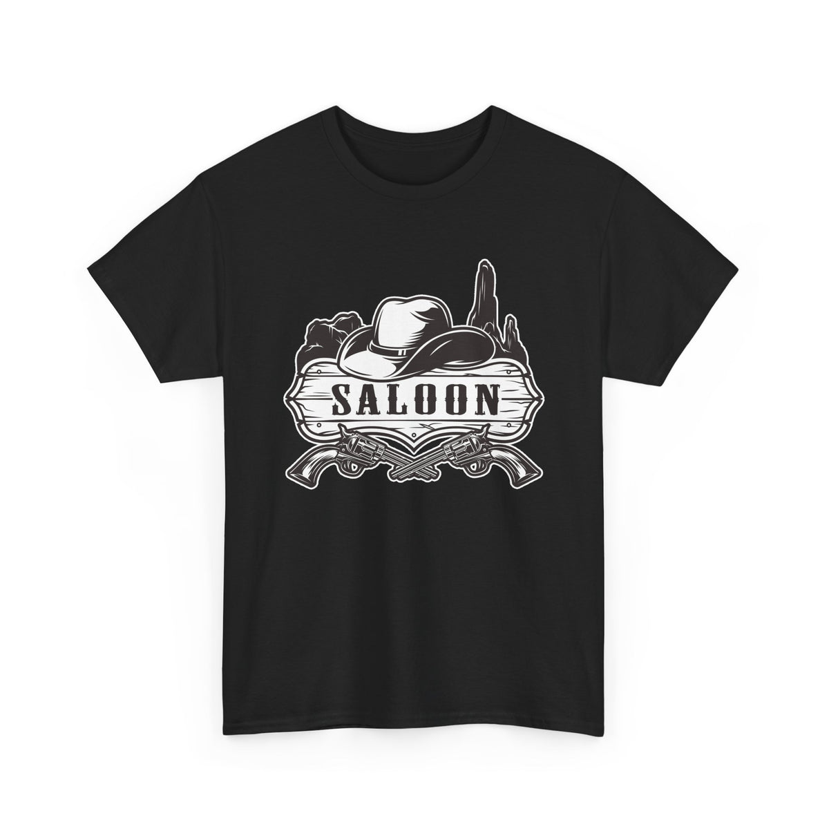 Vintage Western T-Shirt – Cowboy, Saloon & Desert Graphic Tee