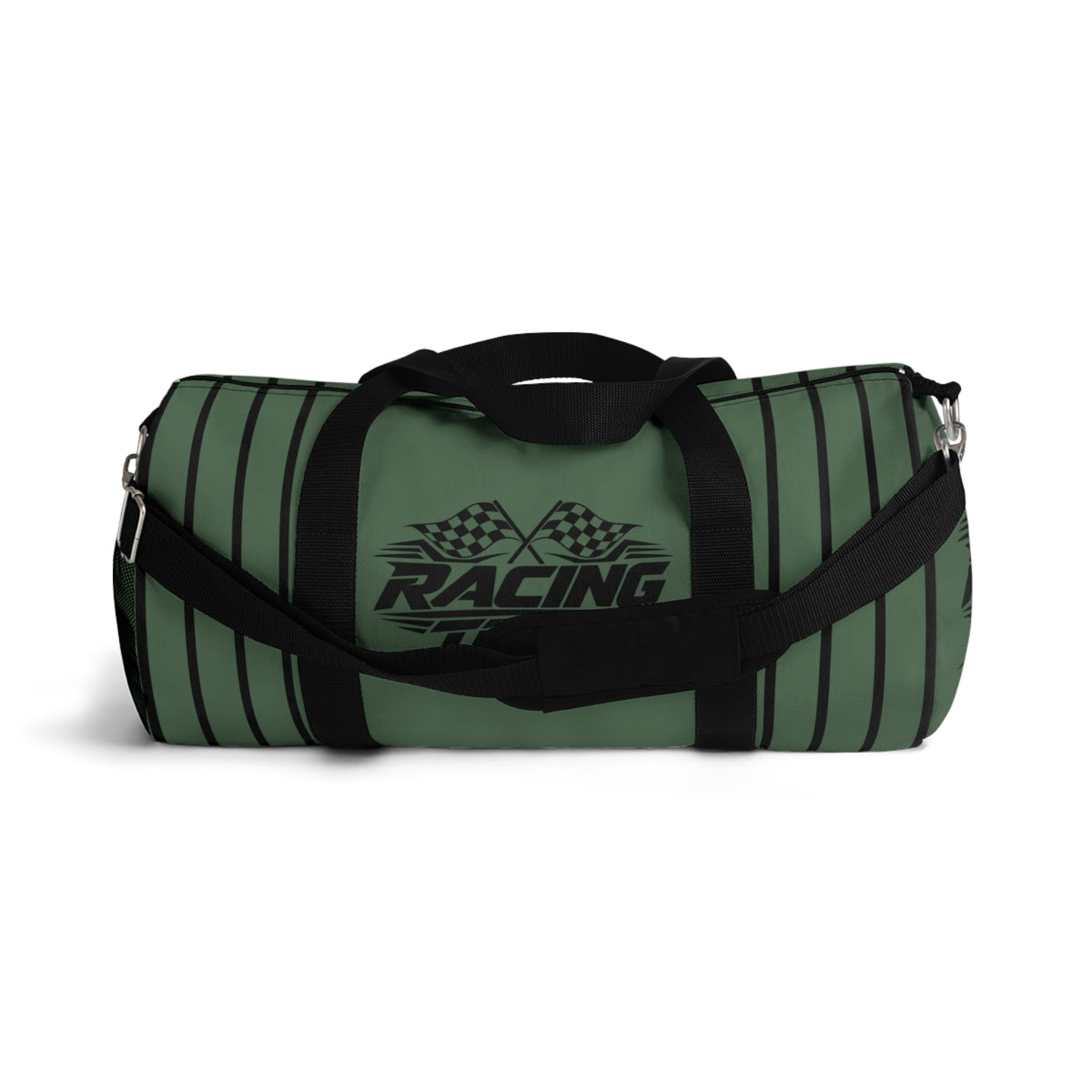 Racing Team Duffel Bag – Olive Green Motorsport Design