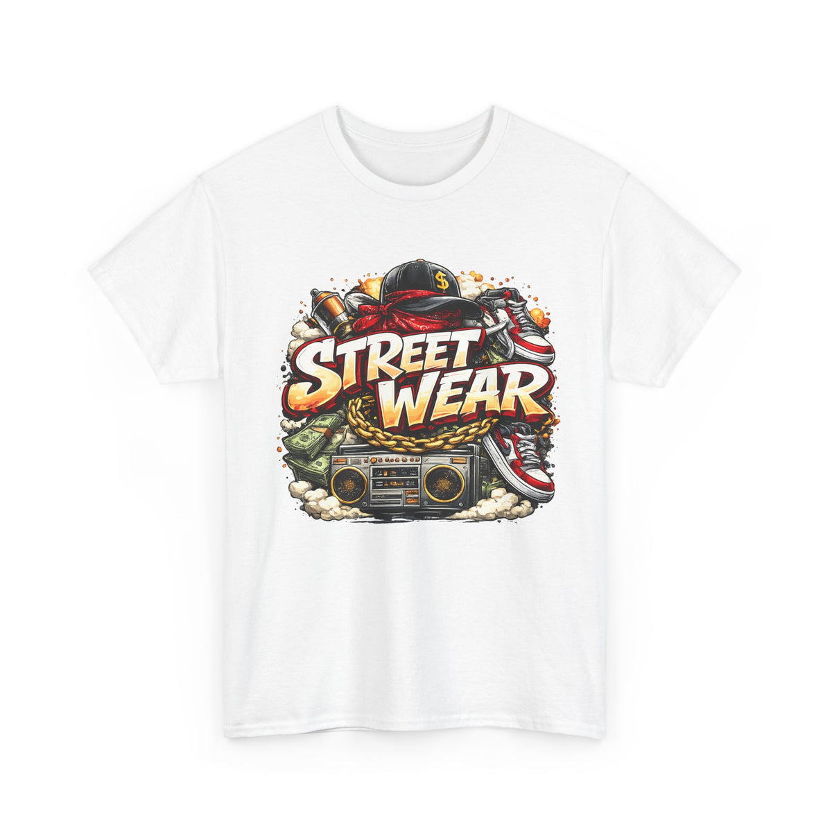 Urban Streetwear T-Shirt – Hip Hop City Graphic Tee