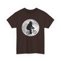 Bigfoot Bicycle T-Shirt – Moon & Nature Adventure Graphic Tee