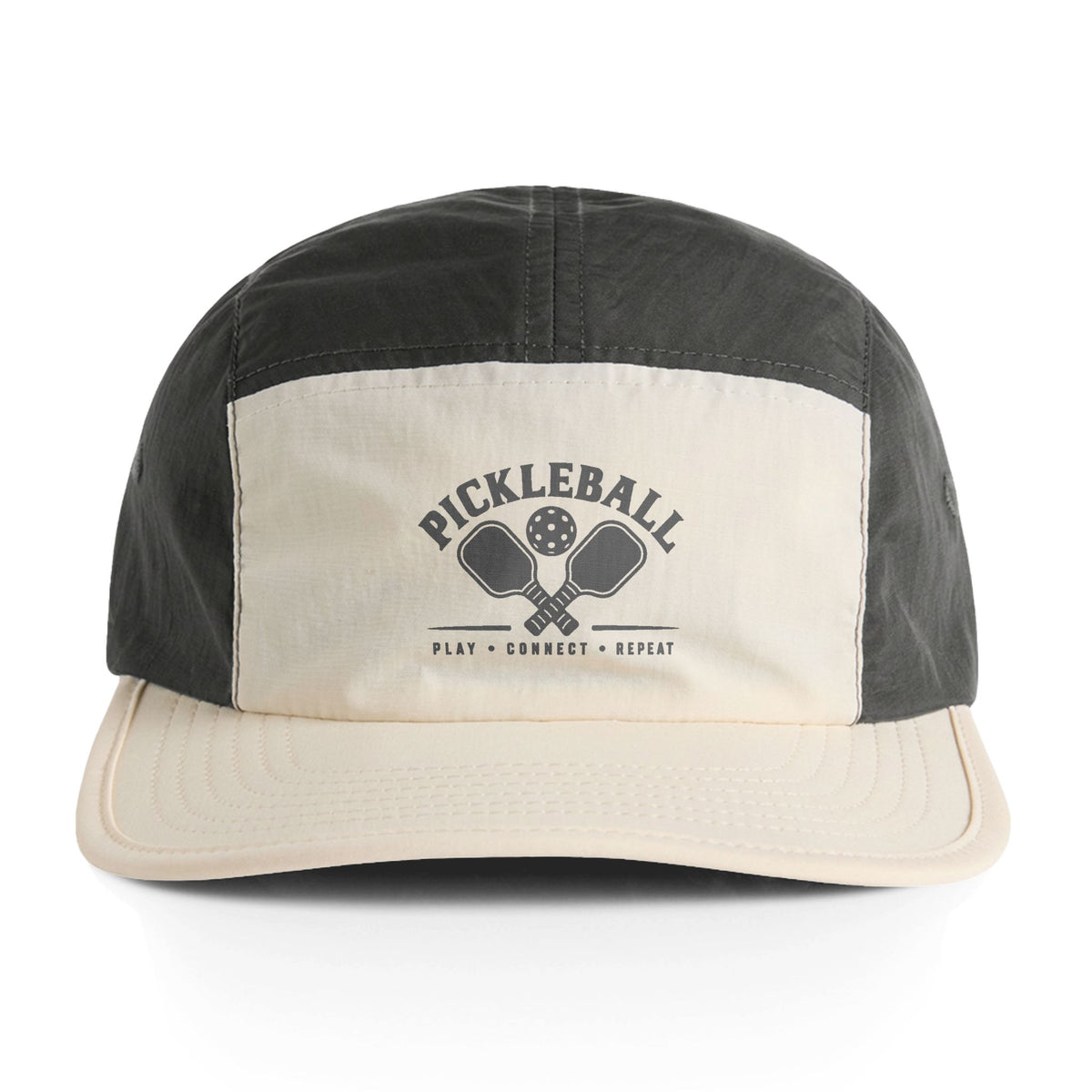 Pickleball Two-Tone Nylon Cap – Play Connect Repeat Sports Hat