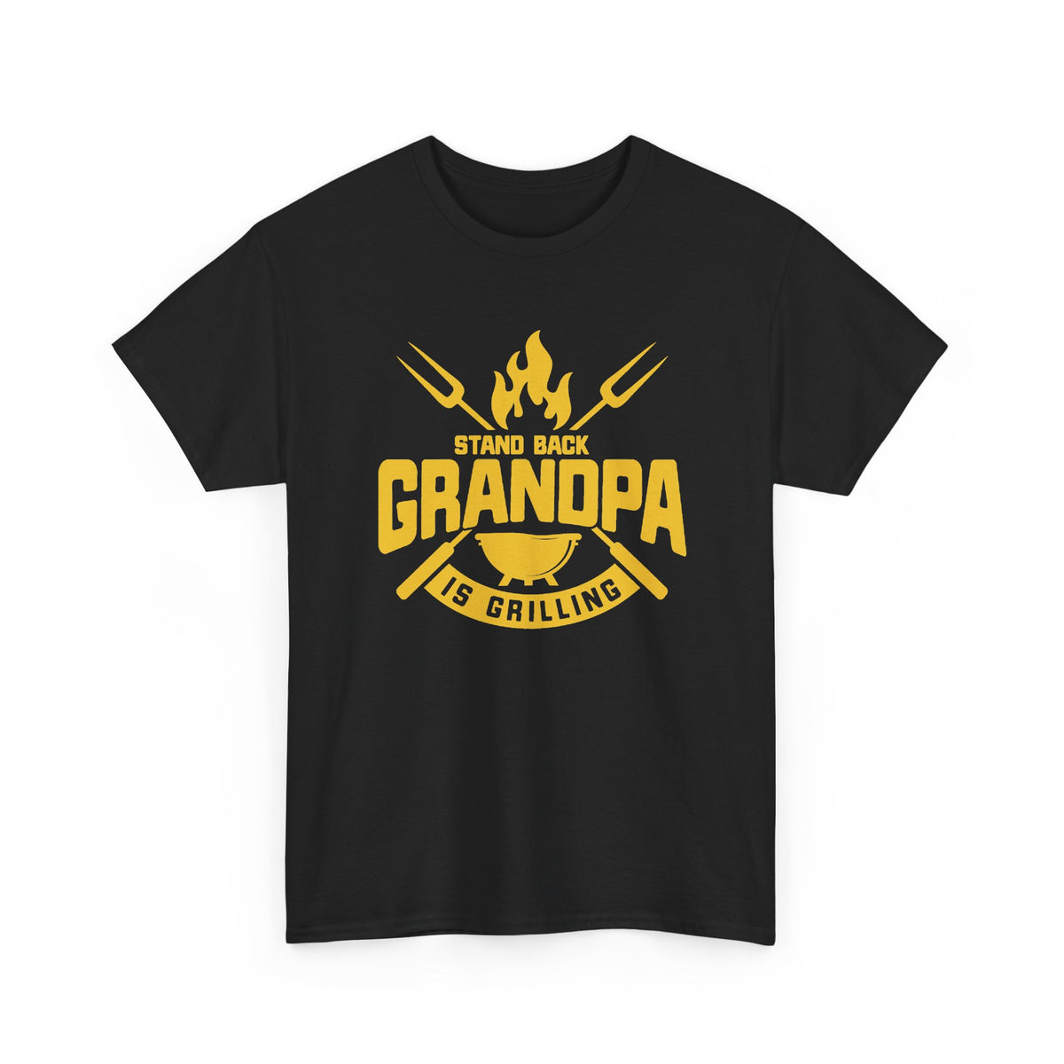 “Grandpa Is Grilling” T-Shirt – Funny BBQ & Grill Graphic Tee