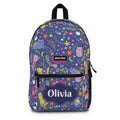 Personalized Cat Backpack with Name – Colorful Cute Kitty Backpack