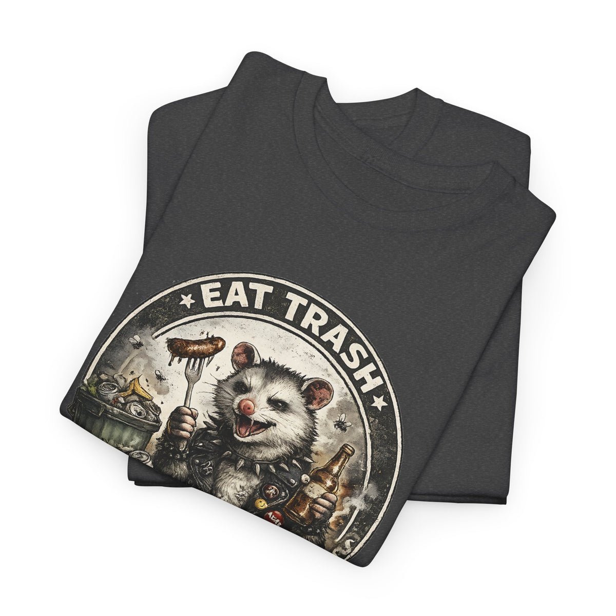 “Eat Trash, Party Hard” Opossum T-Shirt – Funny Graphic Tee
