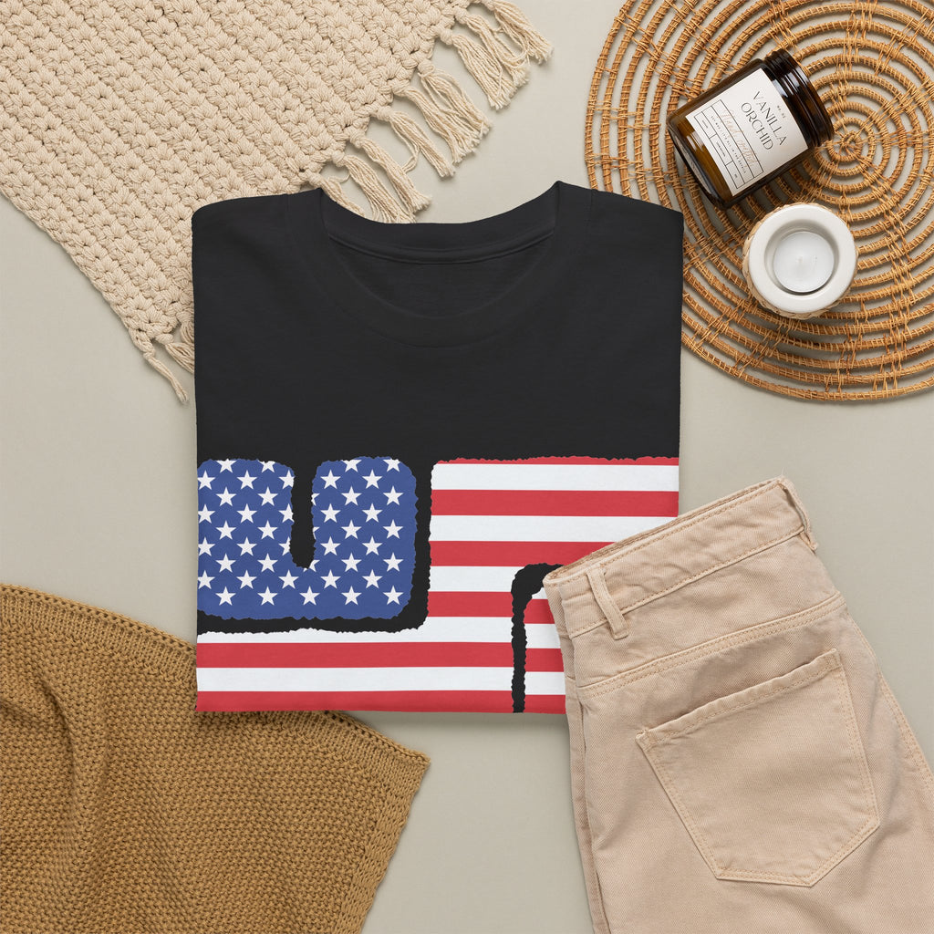 American Flag T-Shirt – Patriotic USA Graphic Tee