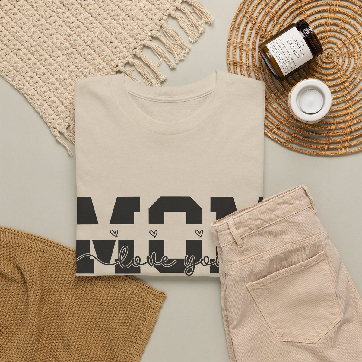“Mom, I Love You” T-Shirt – Minimalist Mother’s Day Gift Tee