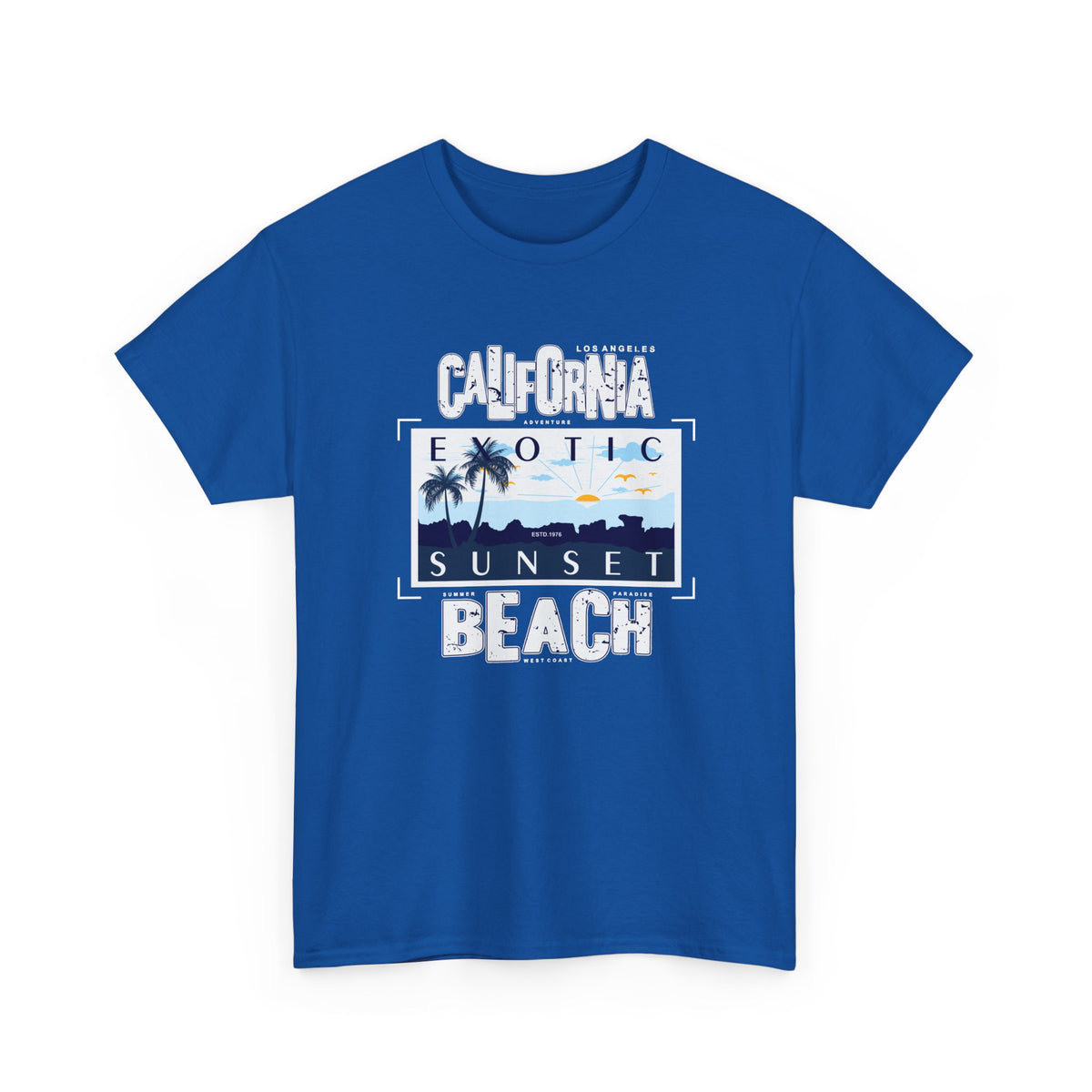 California Beach T-Shirt – Sunset Coastal Graphic Tee