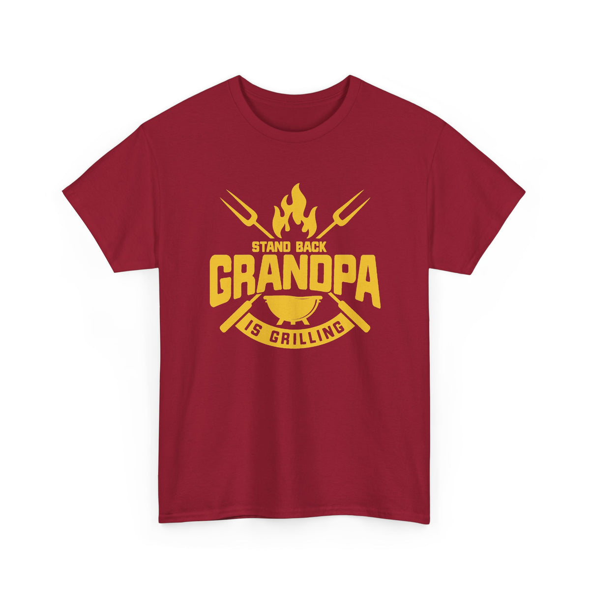 “Grandpa Is Grilling” T-Shirt – Funny BBQ & Grill Graphic Tee