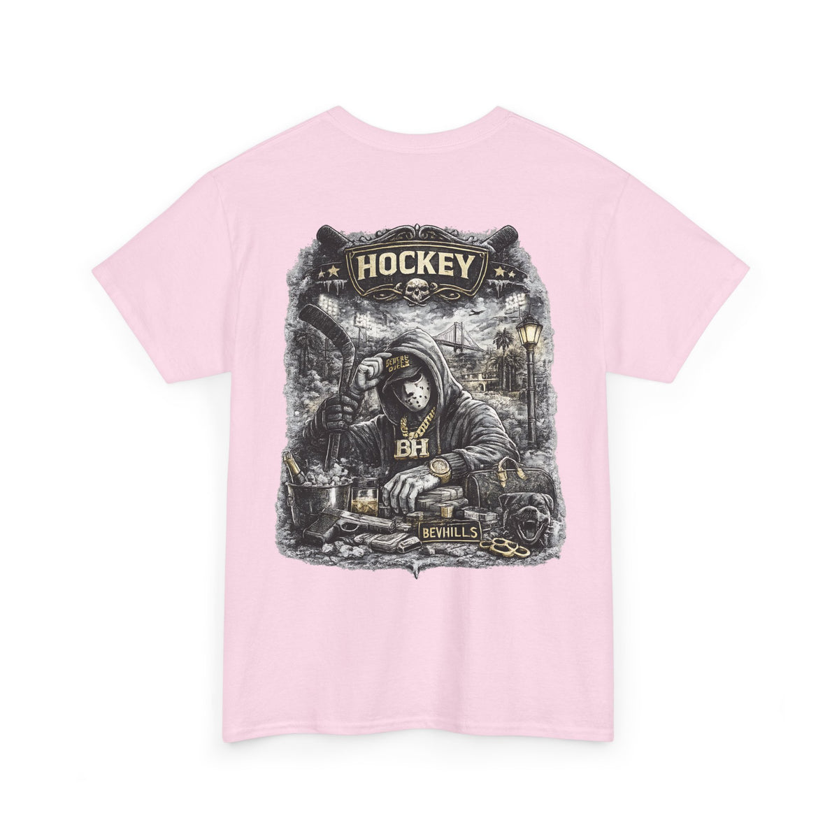 Hockey Streetwear T-Shirt – Urban Oversized Graphic Tee