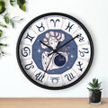 Zodiac Aries Illustration Wall Clock | Astrological Symbols Timepiece