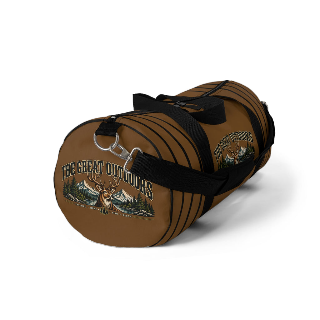 The Great Outdoors Duffel Bag – Deer & Mountain Design