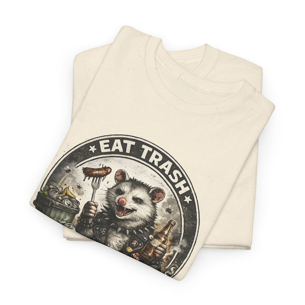 “Eat Trash, Party Hard” Opossum T-Shirt – Funny Graphic Tee