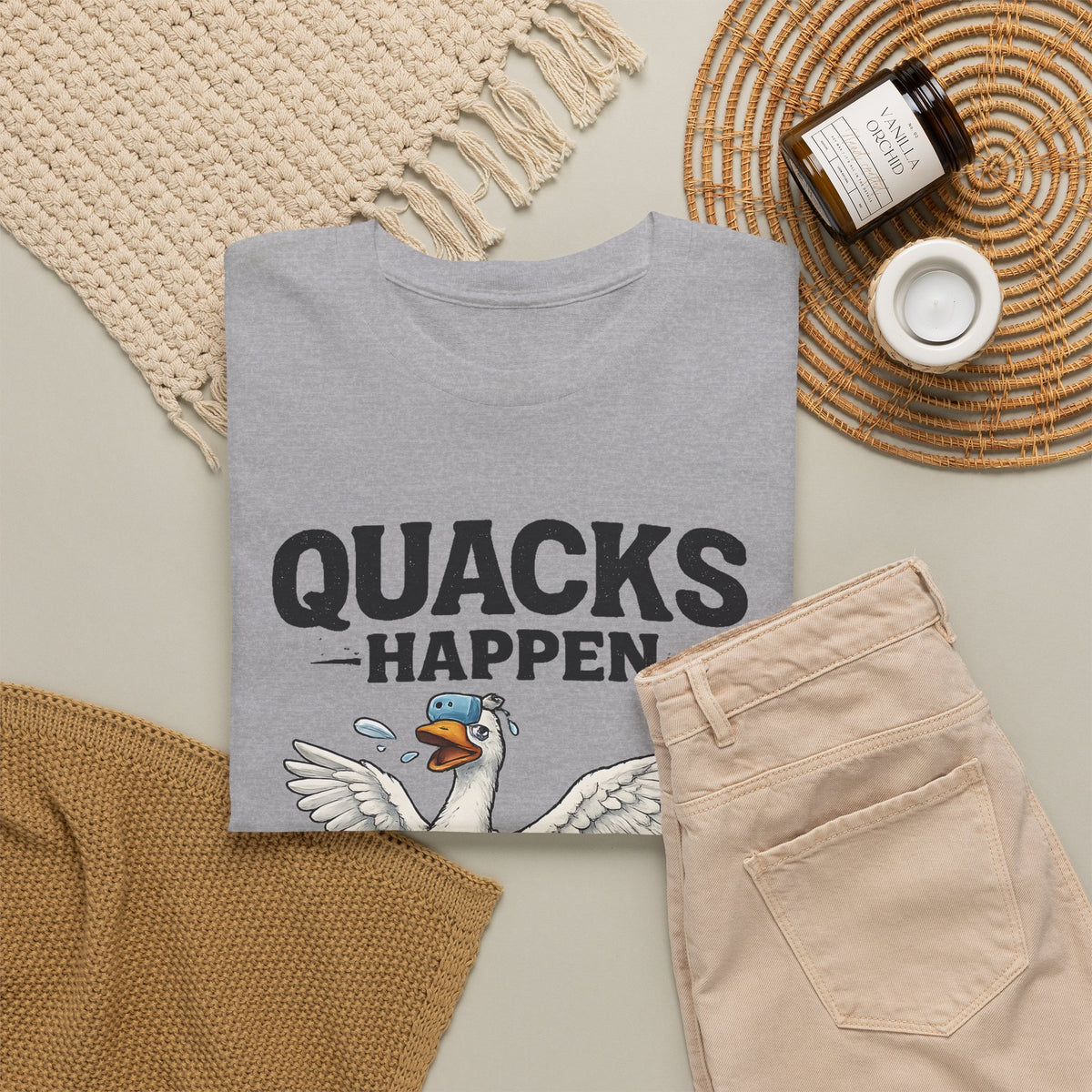 “Quacks Happen” Diabetes T-Shirt – Funny Diabetic Duck Graphic Tee