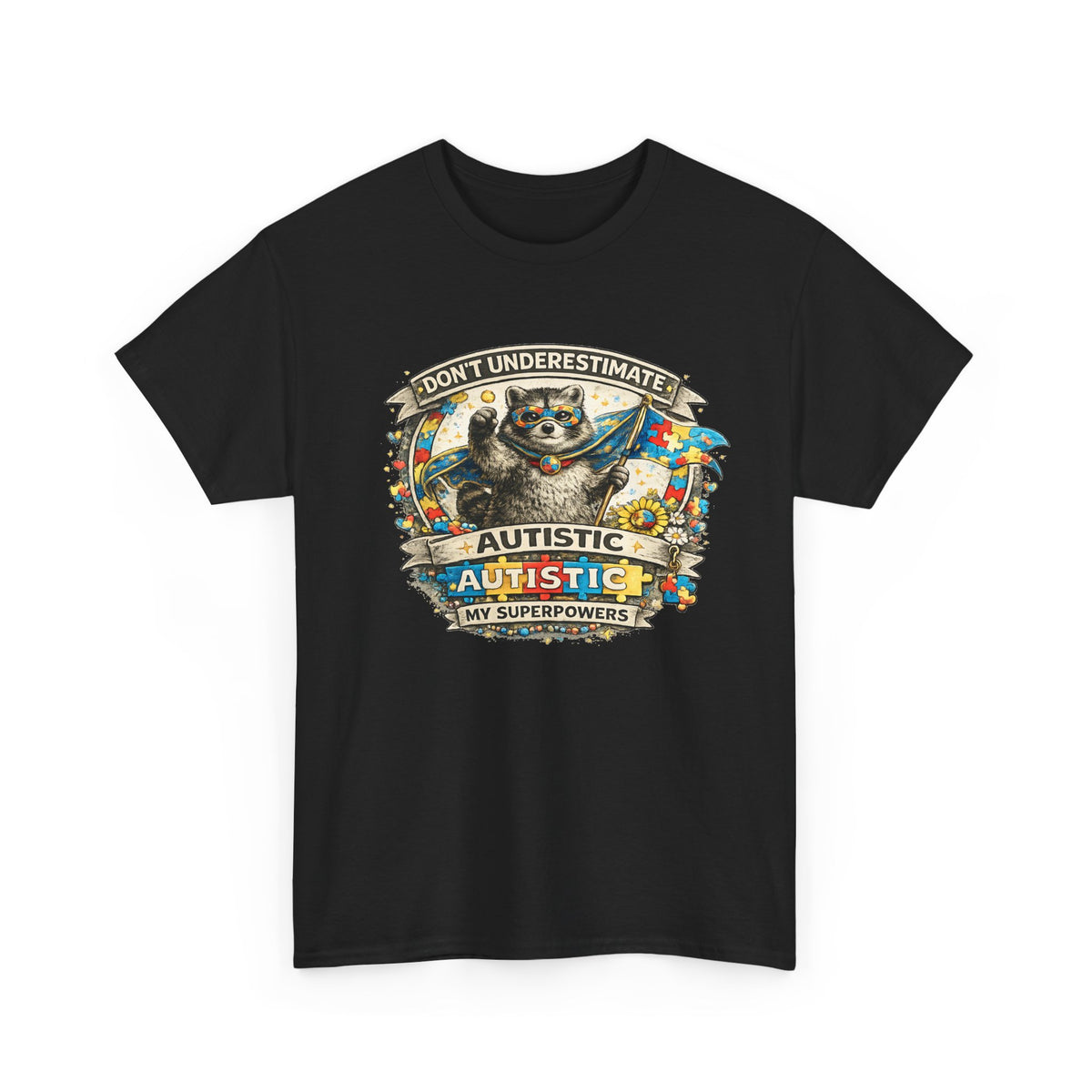 Autism Superpowers T-Shirt – “Don’t Underestimate Autistic” Graphic Tee