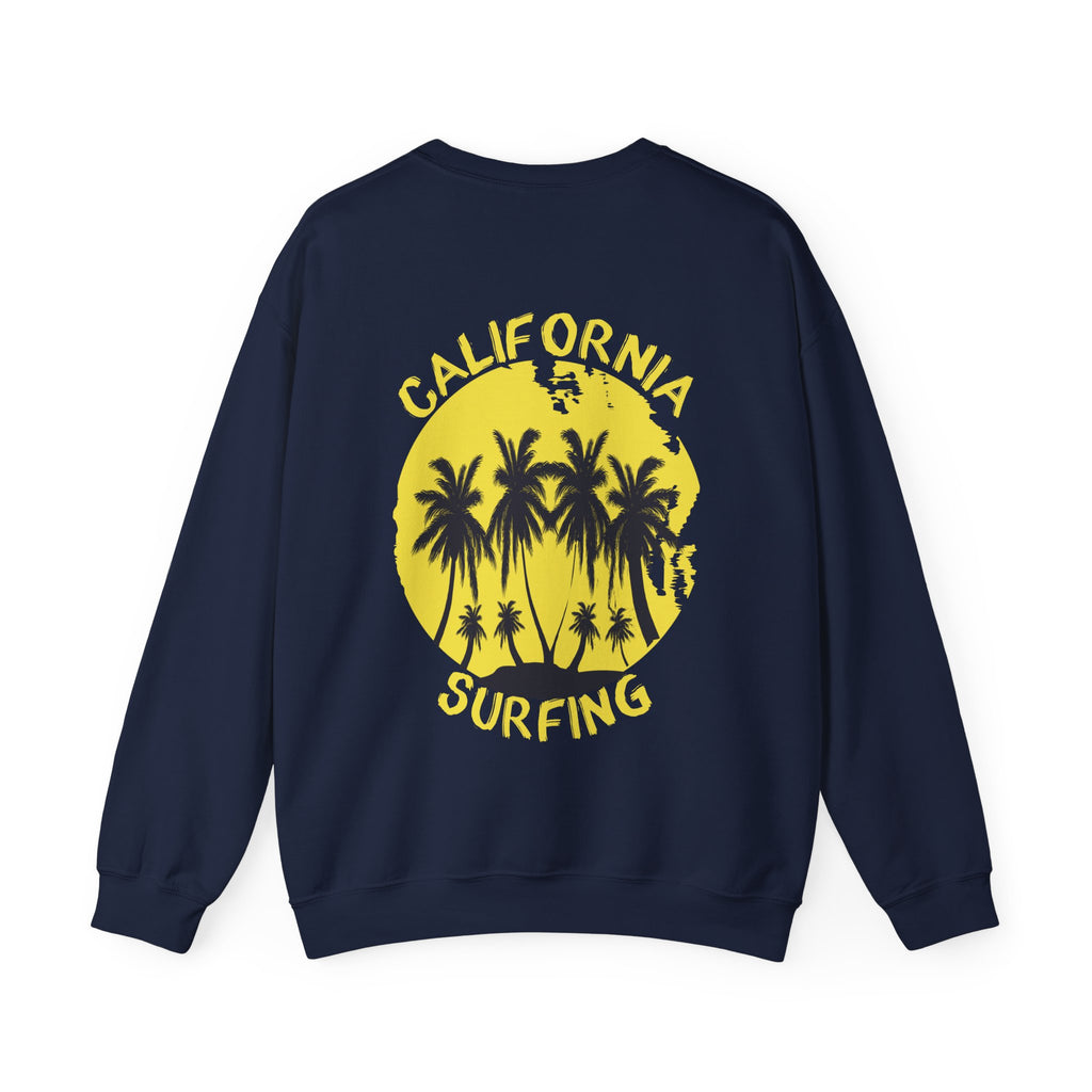 California Surfing Heavy Blend Crewneck Sweatshirt