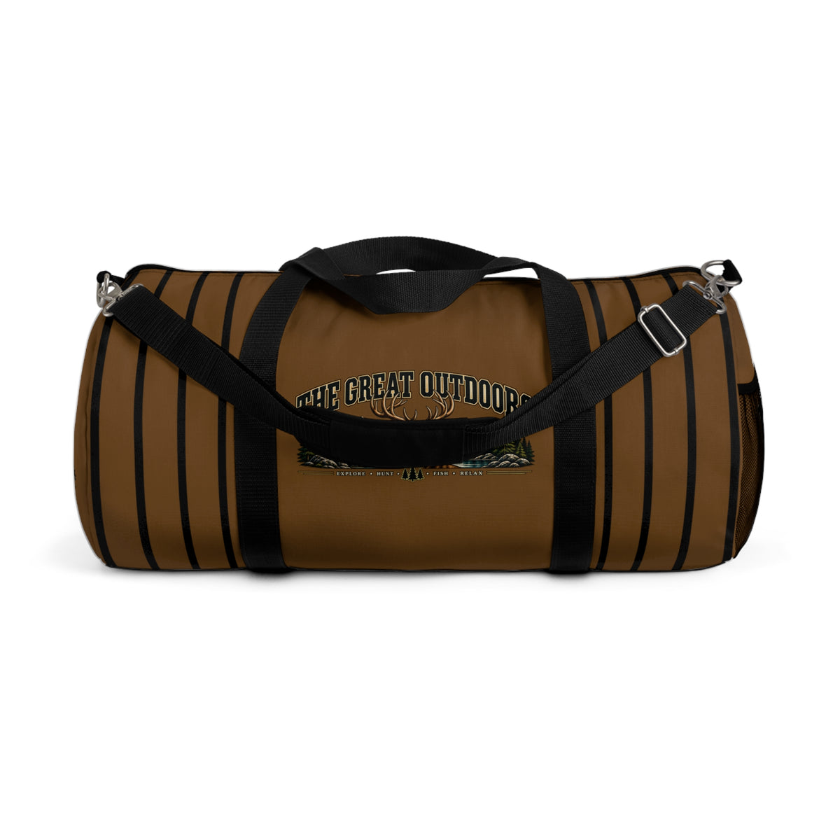 The Great Outdoors Duffel Bag – Deer & Mountain Design