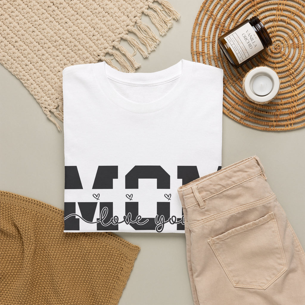 “Mom, I Love You” T-Shirt – Minimalist Mother’s Day Gift Tee