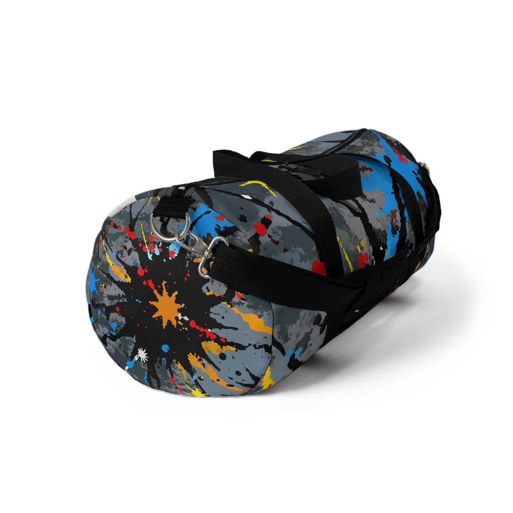 Abstract Paint Splatter Duffel Bag – Urban Art Design