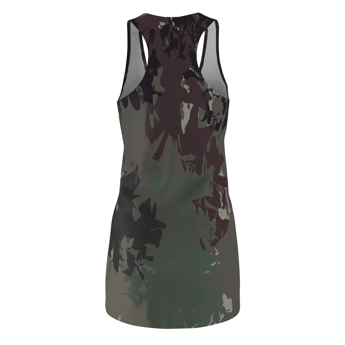 Racerback Dress  Dark Forest Camo All-Over Print