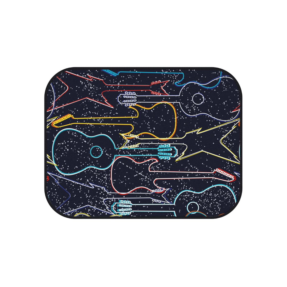 Electric Guitar Car Floor Mats – 4-Piece Set | Bamerix