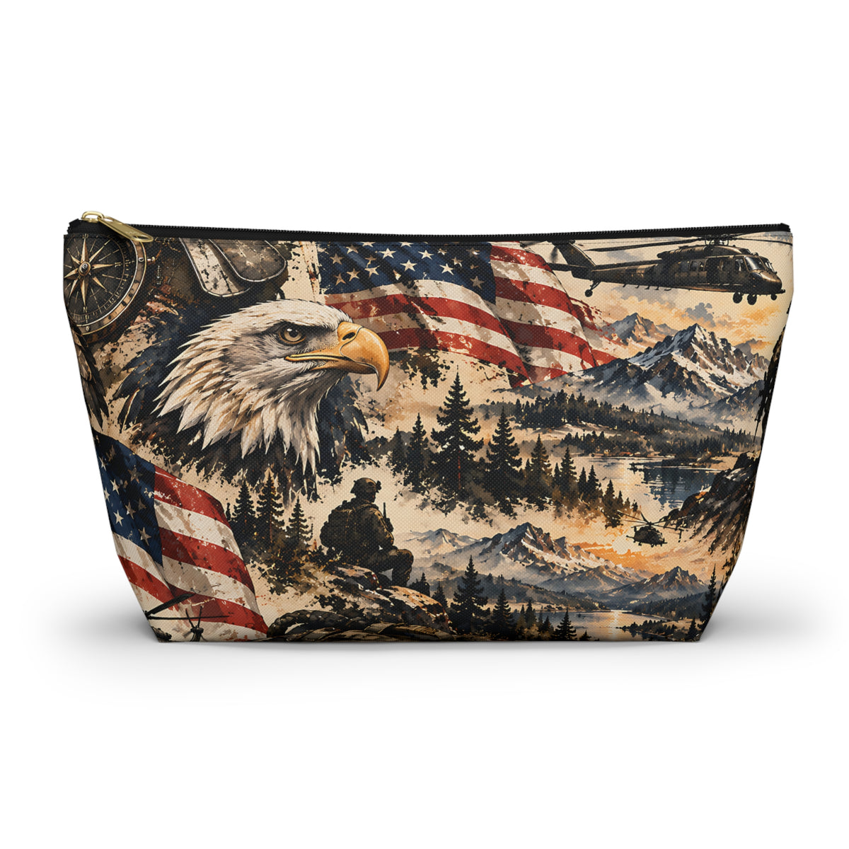 American Heritage Pouch – Eagle & USA Outdoor Print