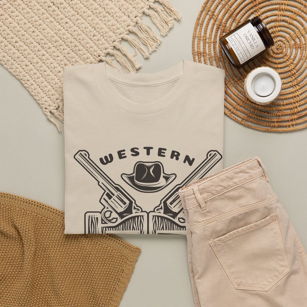 Vintage Cowboy T-Shirt – Western Saloon Retro Graphic Tee