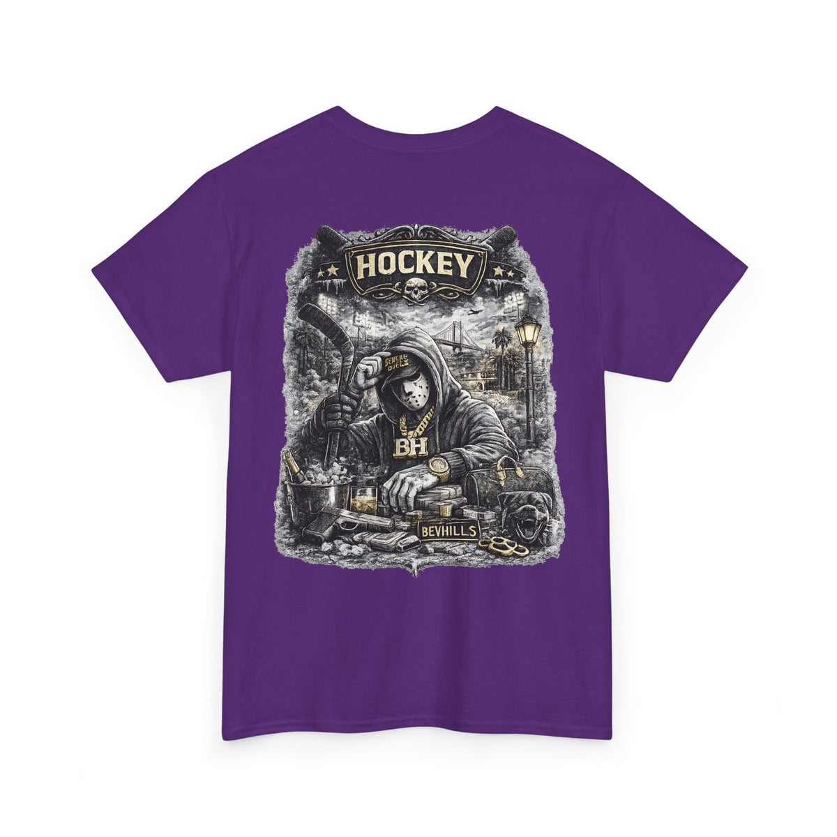 Hockey Streetwear T-Shirt – Urban Oversized Graphic Tee