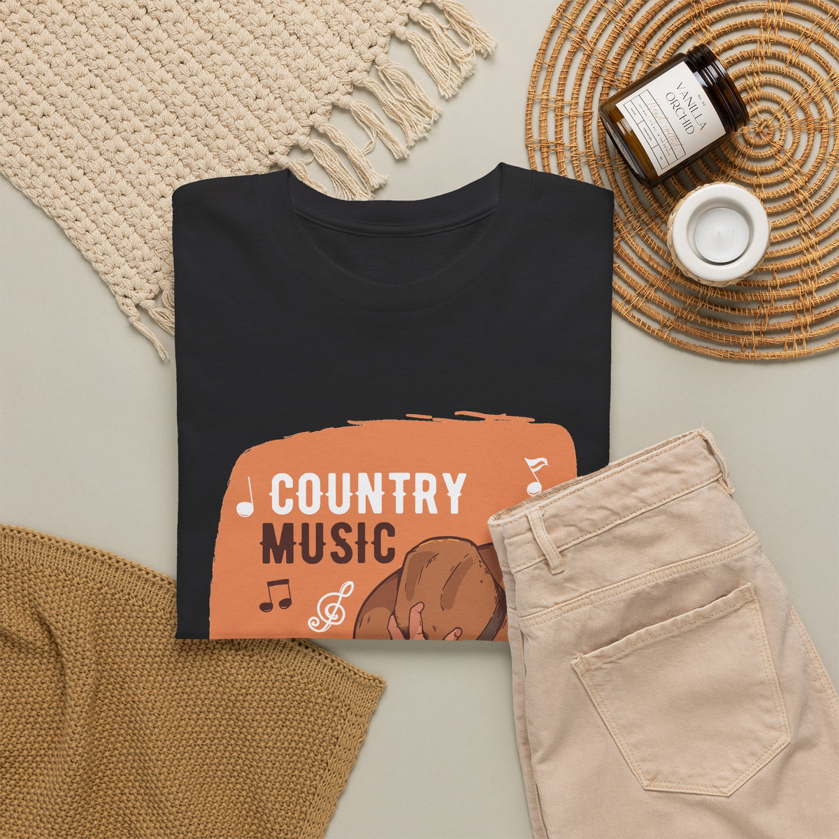 Country Music T-Shirt – Vintage Western Cowboy Music Graphic Tee